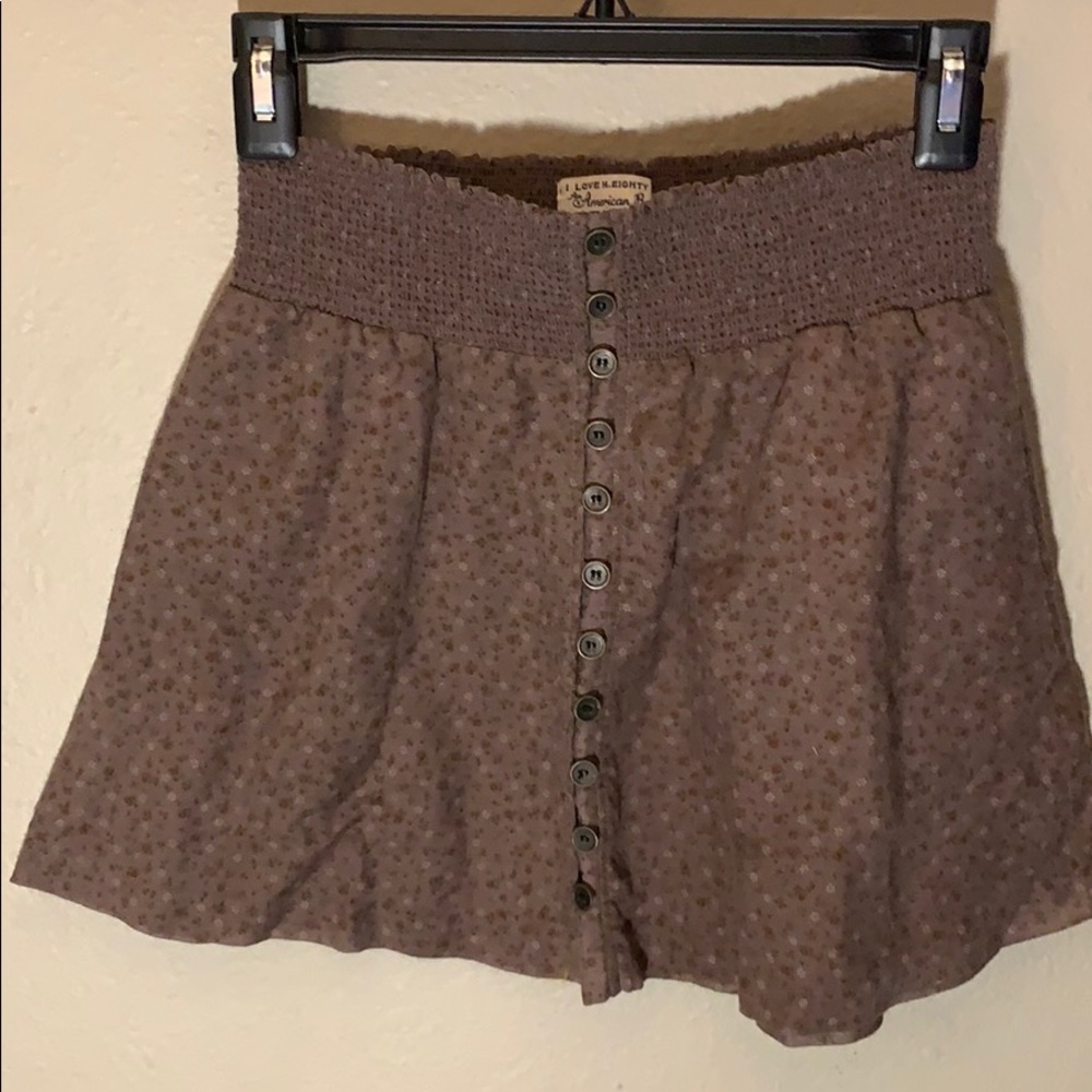Skirt s high waist with pockets